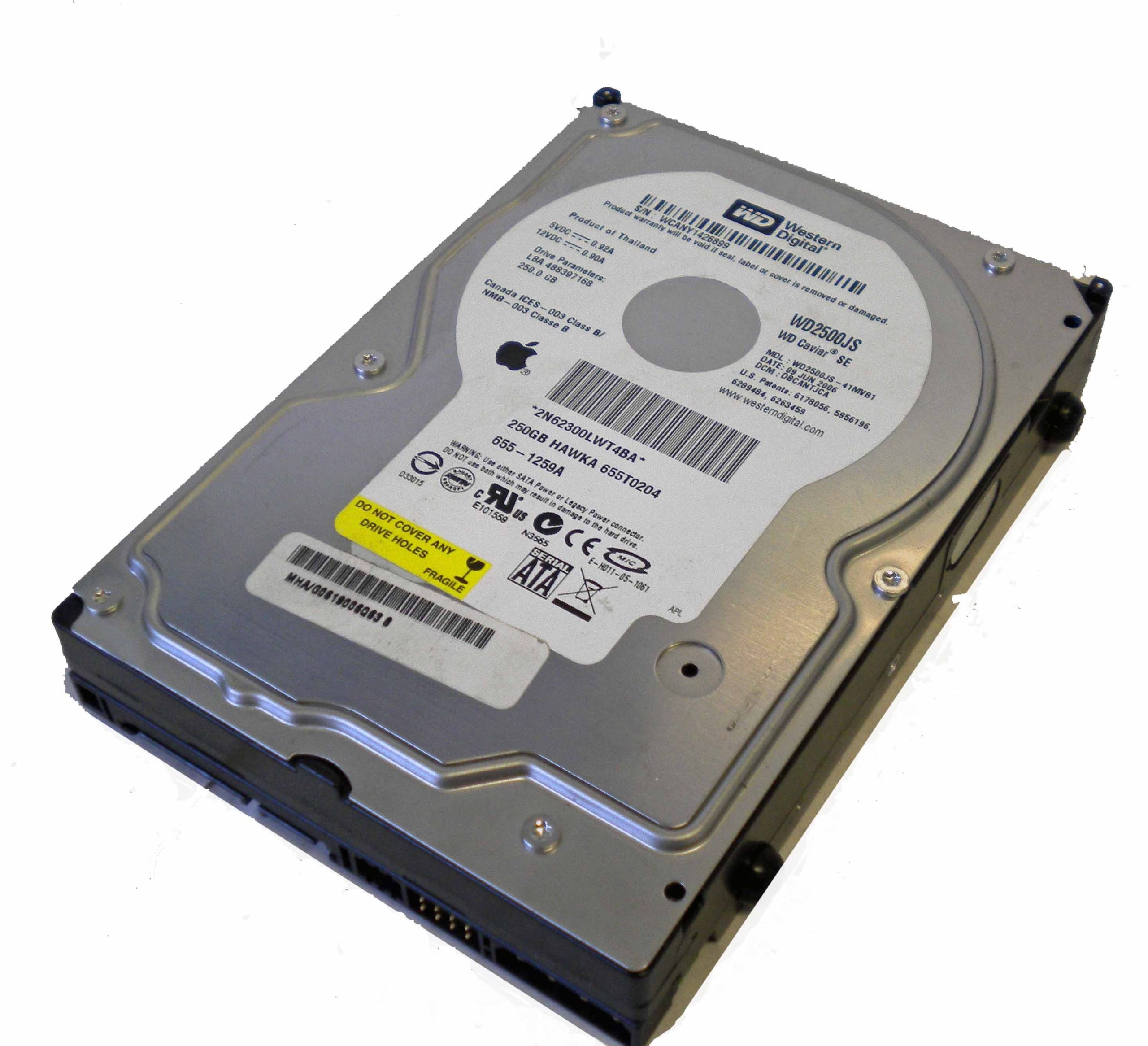 ΔΙΣΚΟΣ HDD WD 250GB 3.5 SATA