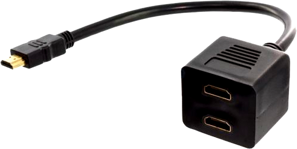 ΚΑΛΩΔΙΟ HDMI SPLITTER HDMI (M) – 2xHDMI (F) 0.32M