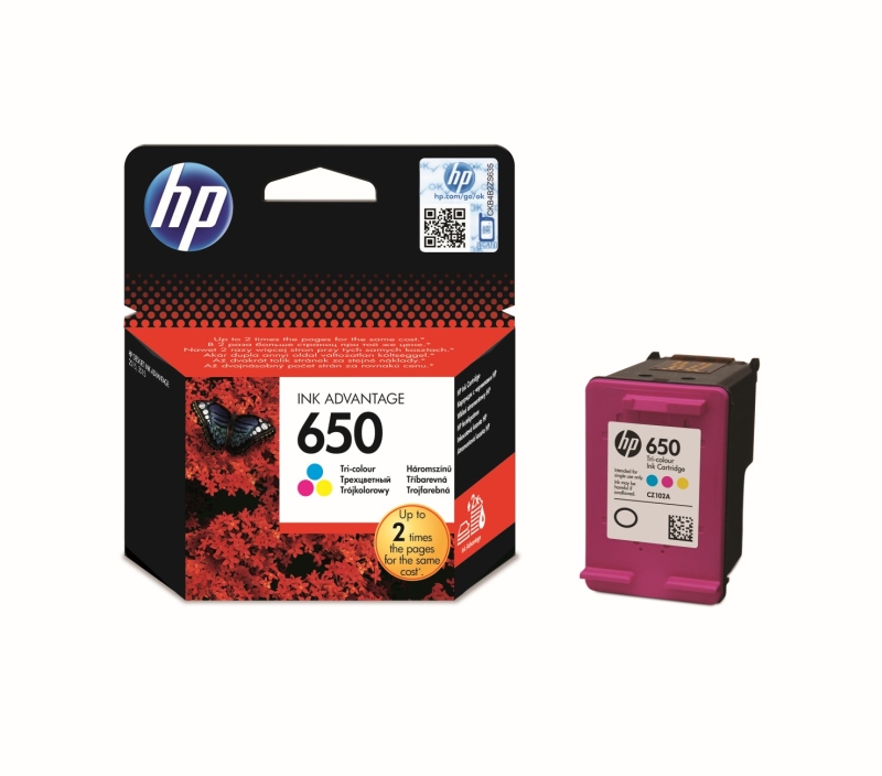 ΜΕΛΑΝΙ HP INKJET No 650 TRICOLOR