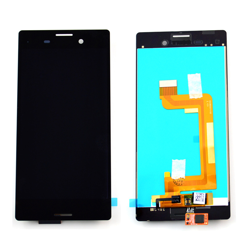 ΟΘΟΝΗ LCD ΓΙΑ SONY XPERIA M4 AQUA BLACK + FRAME ORIGINAL