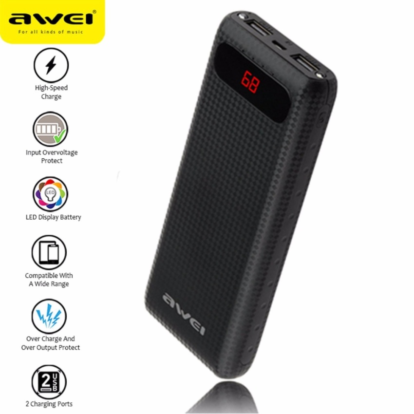 POWER BANK 20.000MAH AWEI P70K