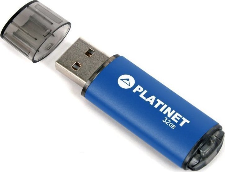 ΜΝΗΜΗ USB FLASH 32GB PLATINET BLUE