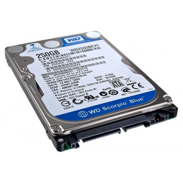 ΔΙΣΚΟΣ HDD WD 250GB 2.5 SATA