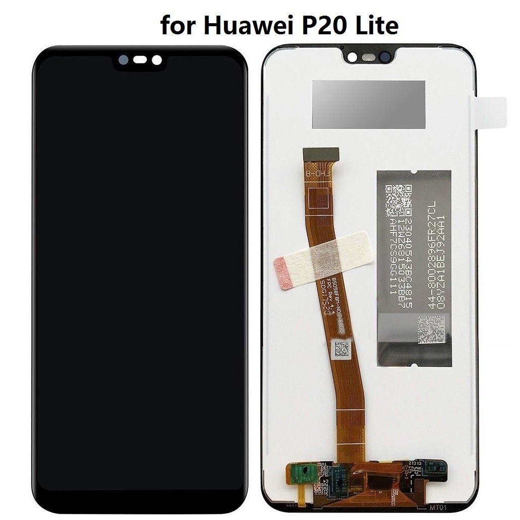 ΟΘΟΝΗ LCD ΜΕ ΜΗΧΑΝΙΣΜΟ ΑΦΗΣ ΓΙΑ HUAWEI P20 LITE BLACK OEM