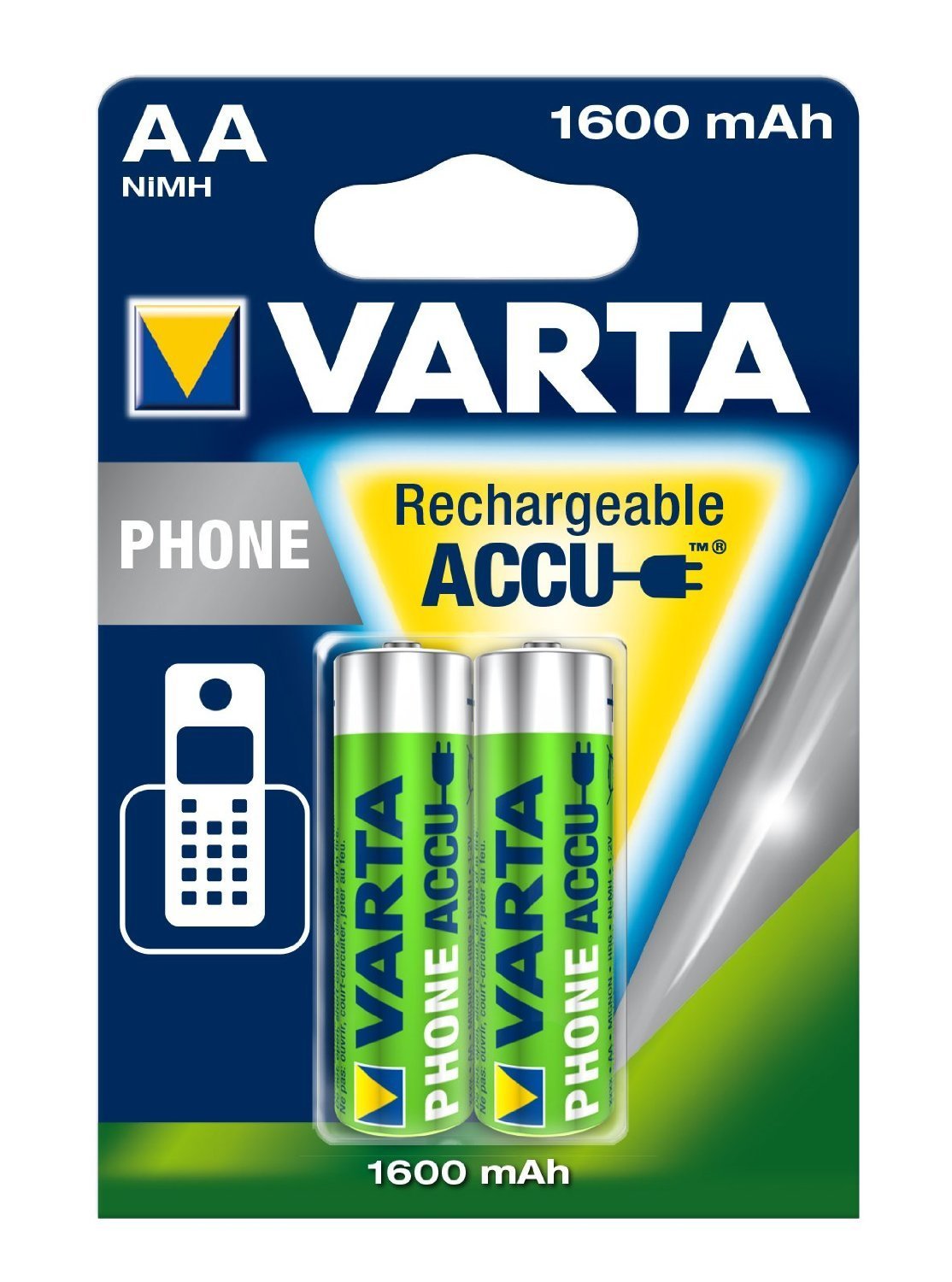 ΜΠΑΤΑΡΙΑ ΕΠΑΝ. 2Α 1600mAh VARTA