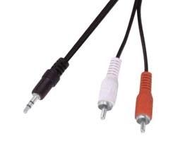 ΚΑΛΩΔΙΟ ΗΧΟΥ JACK 3.5 (M) ΣΕ 2XRCA (F) 1.5m