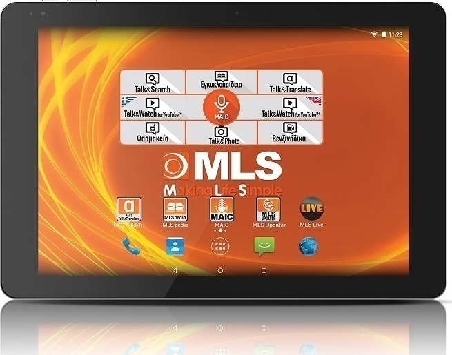 TABLET MLS PRIME 3G IQG189 BLACK-SILVER