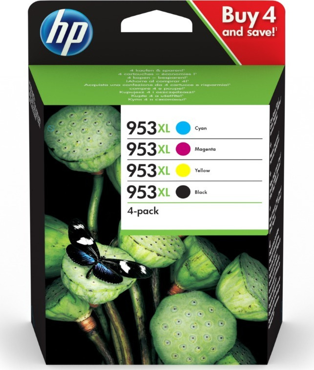 ΜΕΛΑΝΙ ΣΕΤ HP 953XL 4-PACK