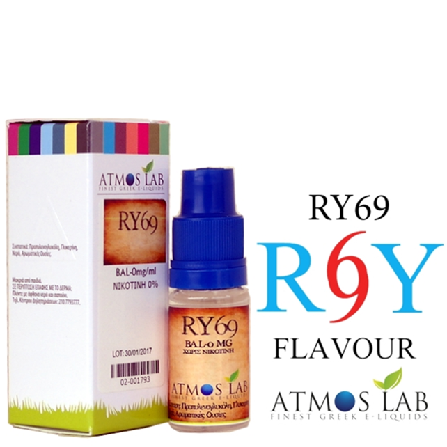 ATMOS LAB ΥΓΡΟ RY69 BALANCED 3mg P-10ml