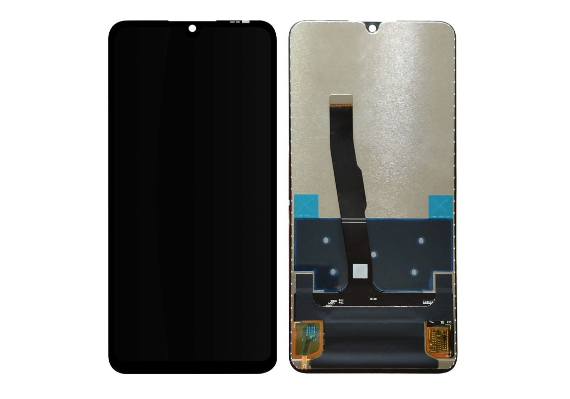 ΟΘΟΝΗ LCD ΜΕ ΜΗΧΑΝΙΣΜΟ ΑΦΗΣ ΓΙΑ HUAWEI P30 LITE BLACK OEM
