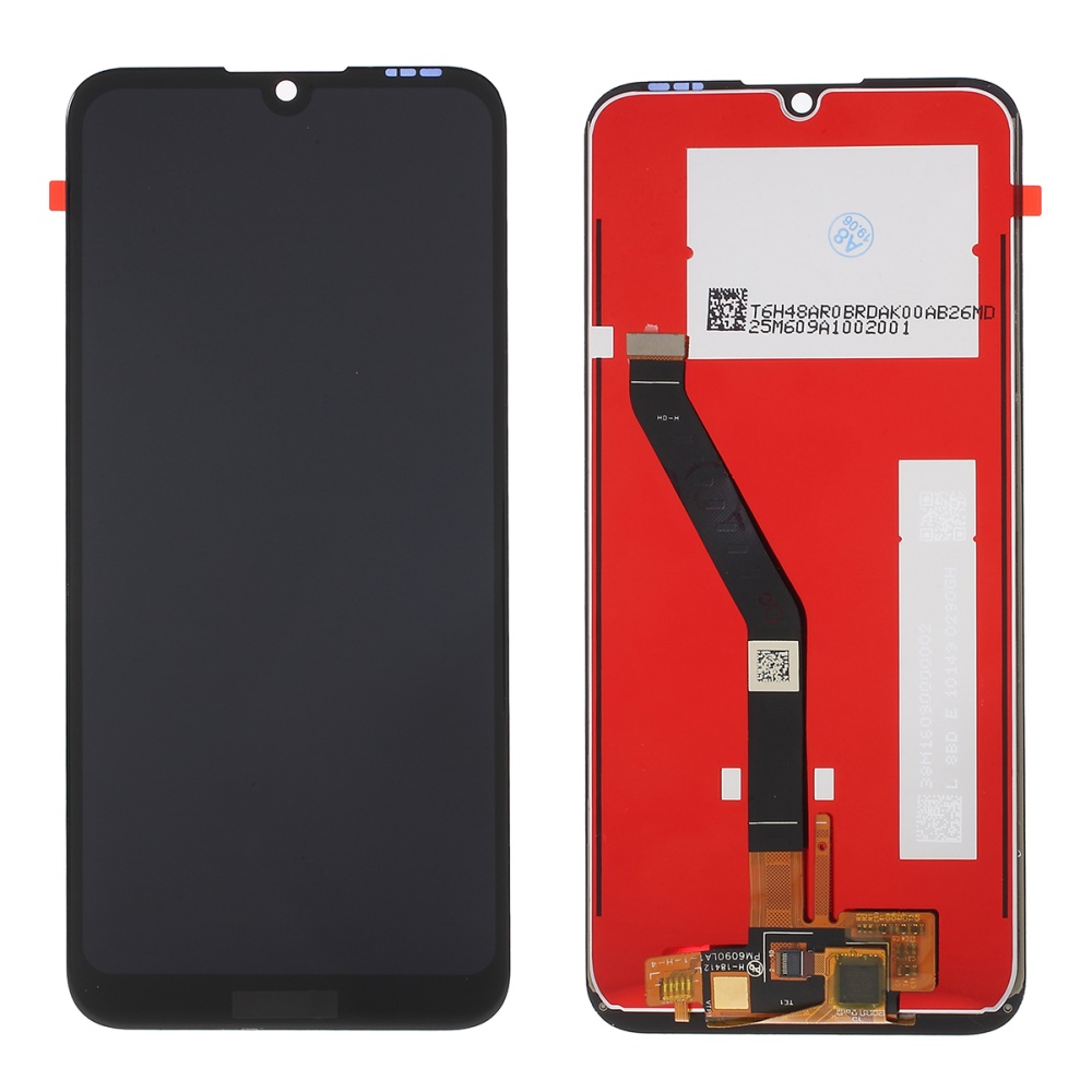 ΟΘΟΝΗ LCD ΜΕ ΜΗΧΑΝΙΣΜΟ ΑΦΗΣ ΓΙΑ HUAWEI Y6 2019 BLACK