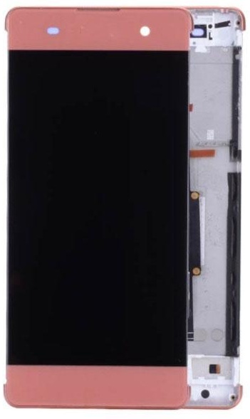 ΟΘΟΝΗ LCD ΓΙΑ SONY XPERIA XA PINK + FRAME ORIGINAL