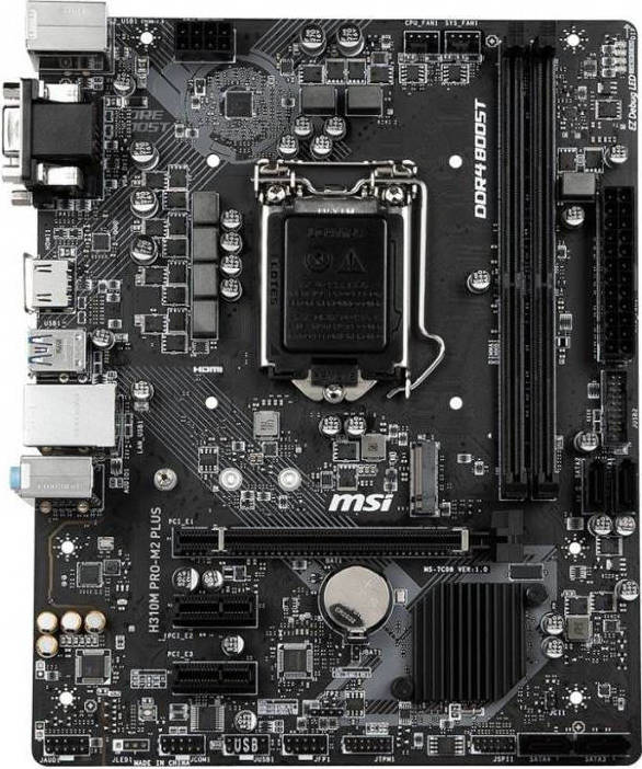 MOTHERBOARD MSI H310 PRO-M2 PLUS