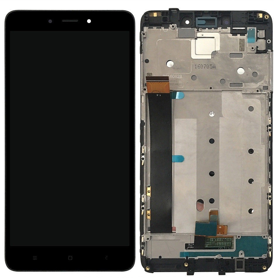 ΟΘΟΝΗ LCD ΜΕ ΜΗΧΑΝΙΣΜΟ ΑΦΗΣ ΓΙΑ XIAOMI MI 4 BLK WITH FRAME