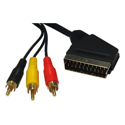 ΚΑΛΩΔΙΟ SCART ΣΕ RCA