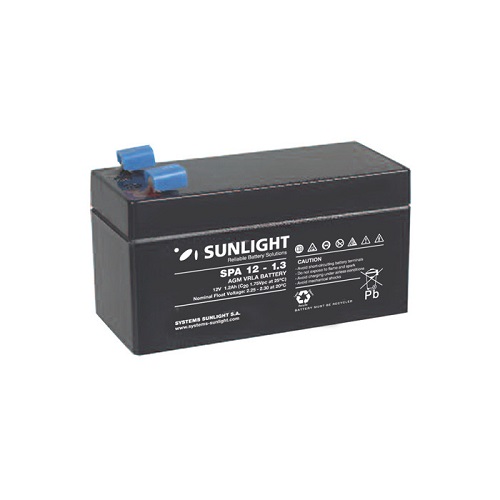 ΜΠΑΤΑΡΙΑ ΜΟΛΥΒΔΟΥ 12V-1.3AH SUNLIGHT