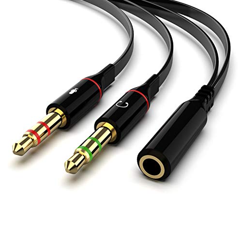 ADAPTER AUDIO 3.5 (F) ΣΕ 2 x 3.5 (M) (1xAUDIO-1xMIC) FO-S037