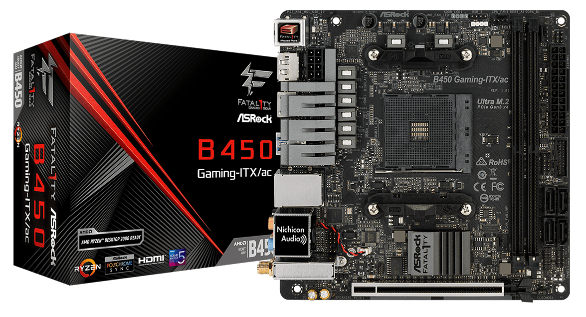 MOTHERBOARD ASROCK B450 GAMING K4 FATALITY AMD SOC