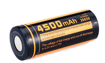 ΜΠΑΤΑΡΙΑ ΛΙΘΙΟΥ LI-ION C450 26650-4500Mah