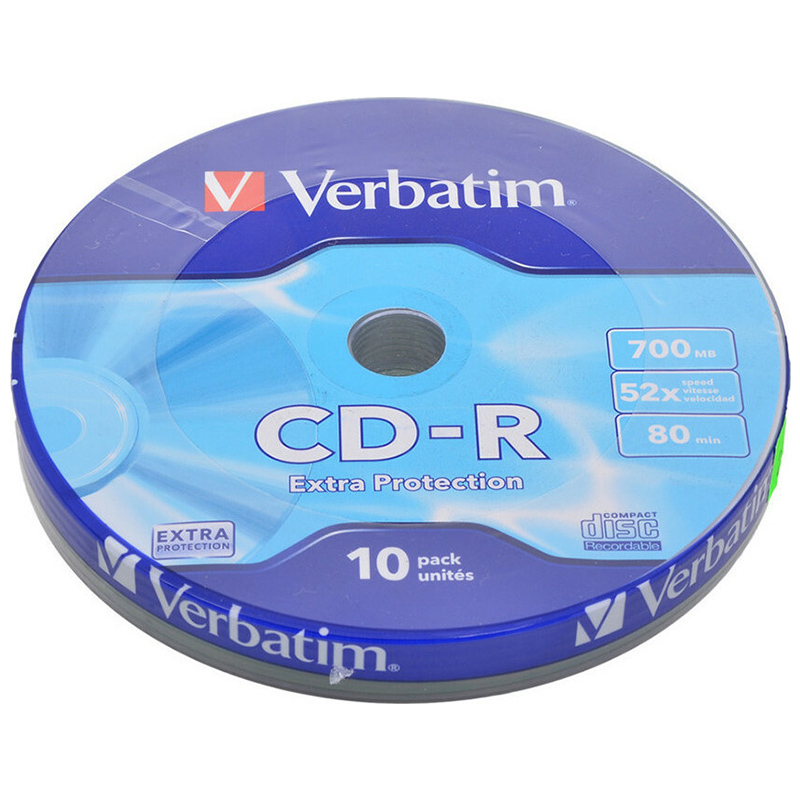 CD-R VERBATIM 700mb 52x (10 PACK)