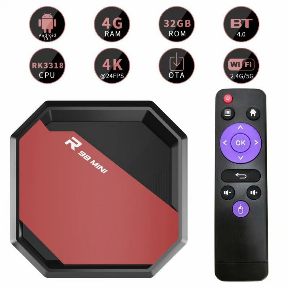 SMART TV BOX 4K R98 MINI