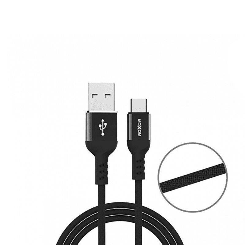 ΚΑΛΩΔΙΟ ΦΟΡΤΙΣΗΣ USB ΣΕ TYPE-C MOXOM CC-60 FAST CHARGE 1,1m