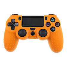 SILICONE CASE PS4 DUALSHOCK 4 ORANGE