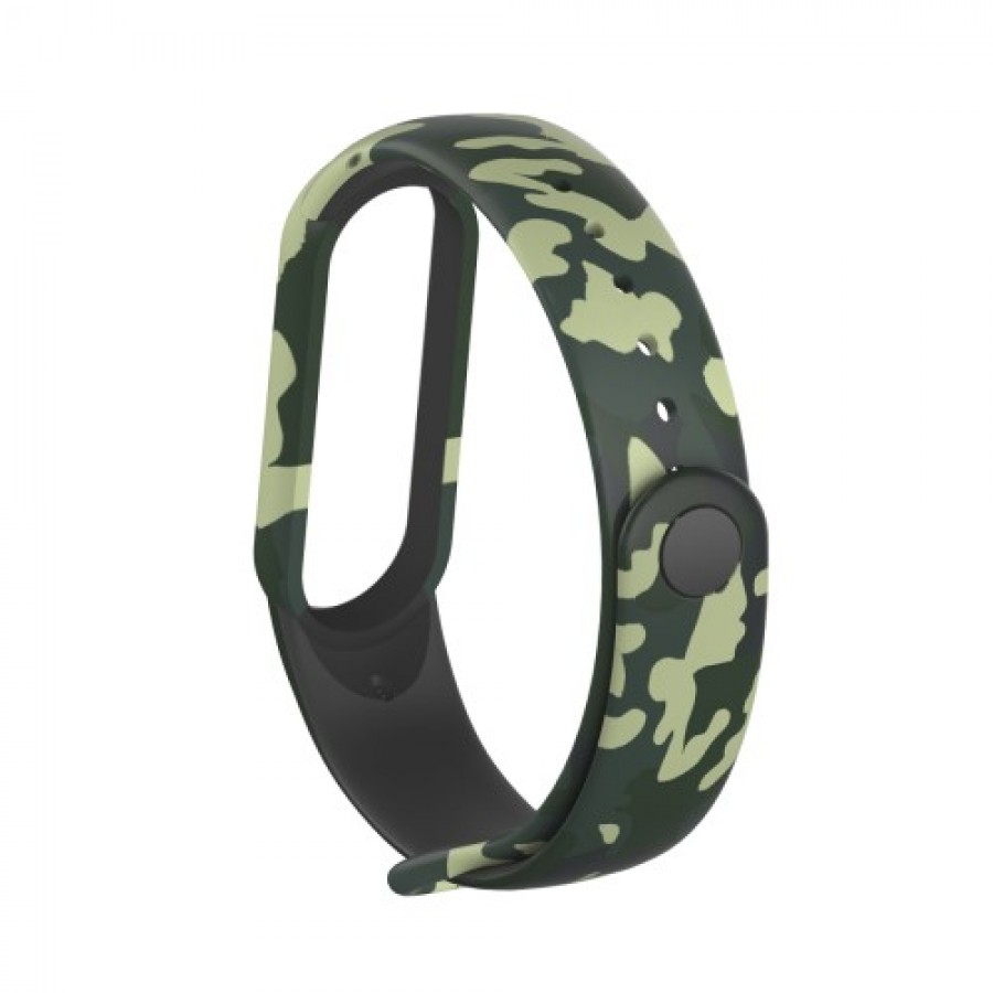 ΛΟΥΡΑΚΙ ΓΙΑ XIAOMI MI BAND 5/6 CAMOUFLAGE GREEN