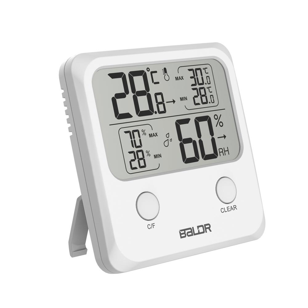 LCD DIGITAL THERMOMETER HYGROMETER BALDR WEATHER FORECAST