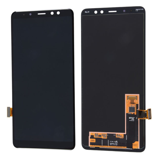 LCD ORIGINAL SAMSUNG A8 PLUS 2018 A730F BLACK GH97-21534A
