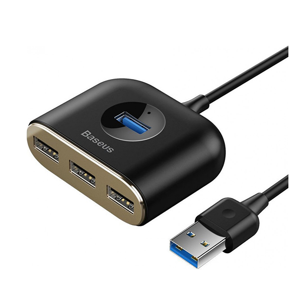 USB HUB 4 PORT 3xUSB 2.0+1xUSB 3.0 BASEUS SQUARE ROUND