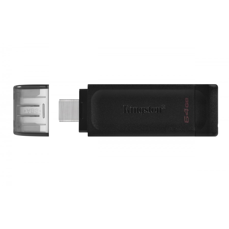 ΜΝΗΜΗ USB FLASH 64GB KINGSTONE DATA TRAVELER 70 TYPE-C USB 3.2