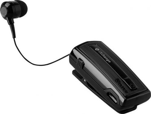 ΣΤΕΡΕΟΦΩΝΙΚΟ ΑΚΟΥΣΤΙΚΟ BLUETOOTH iXCHANGE RETRAVCTABLE ΜΕ ΔΟΝΗΣΗΣ BLACK