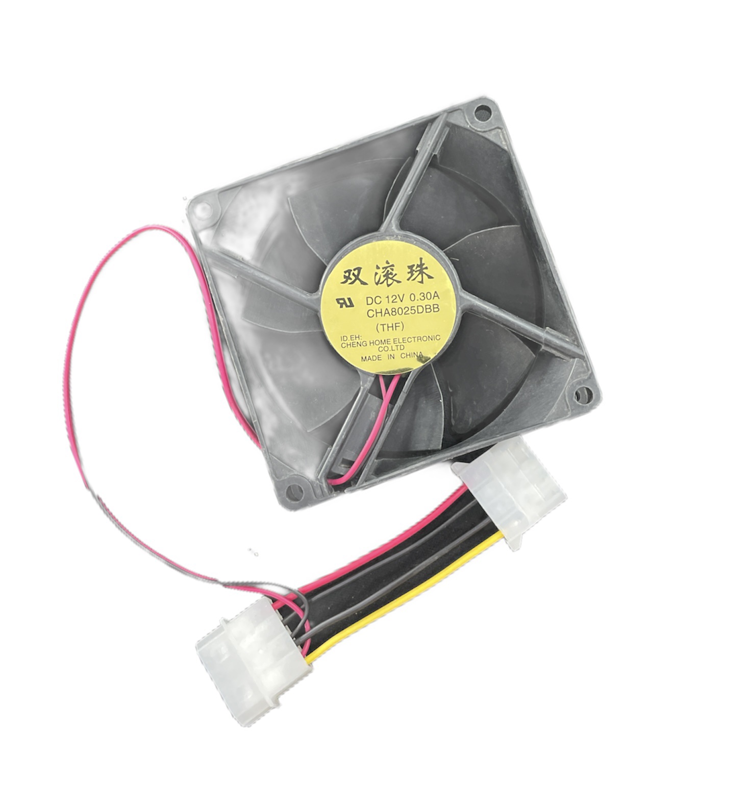 VGA FAN 4P 80/80/25MM 12V