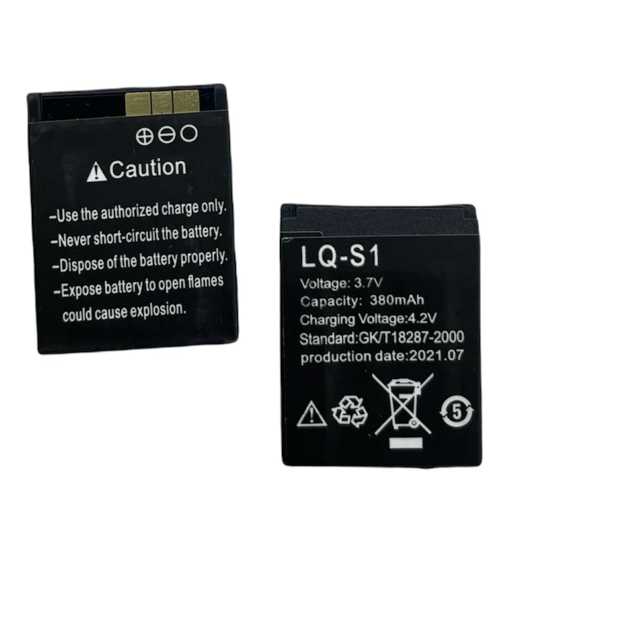 MΠΑΤΑΡΙΑ LQ-S1 380MAH 3.7V ΓΙΑ SMART WATCH DZ09 GV18 GT08 V8 W8 GK/T18287-2000