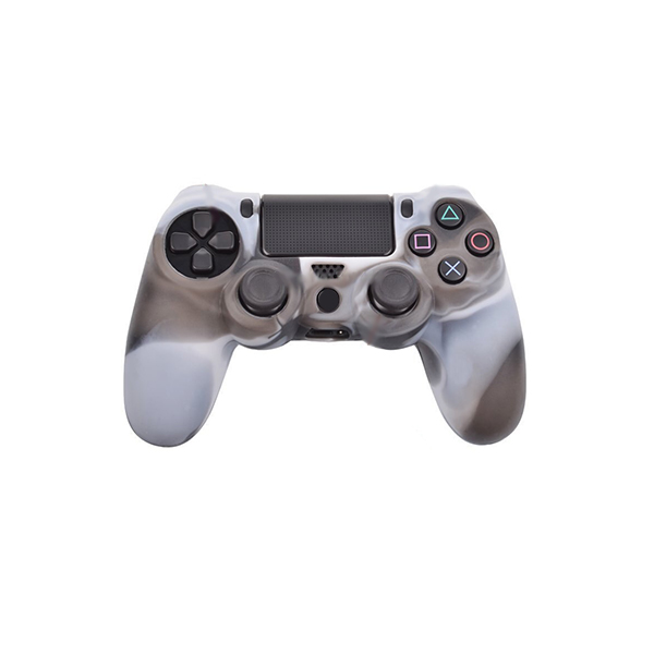 SILICONE CASE PS4 DUALSHOCK 4 CAMUFLAGE BROWN-WHITE