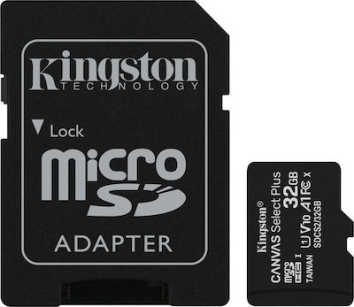 ΜΝΗΜΗ MICRO SD 32GB KINGSTON CANVAS PLUS