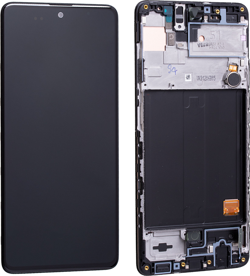 LCD ORIGINAL SAMSUNG A51, A515 GH82-21680A BLACK