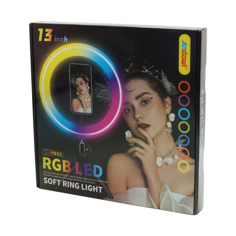 RING LIGHT LED RGB 13″ Q-MG33