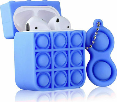 ΘΗΚΗ ΓΙΑ AIRPODS ANTI STRESS ΜΠΛΕ