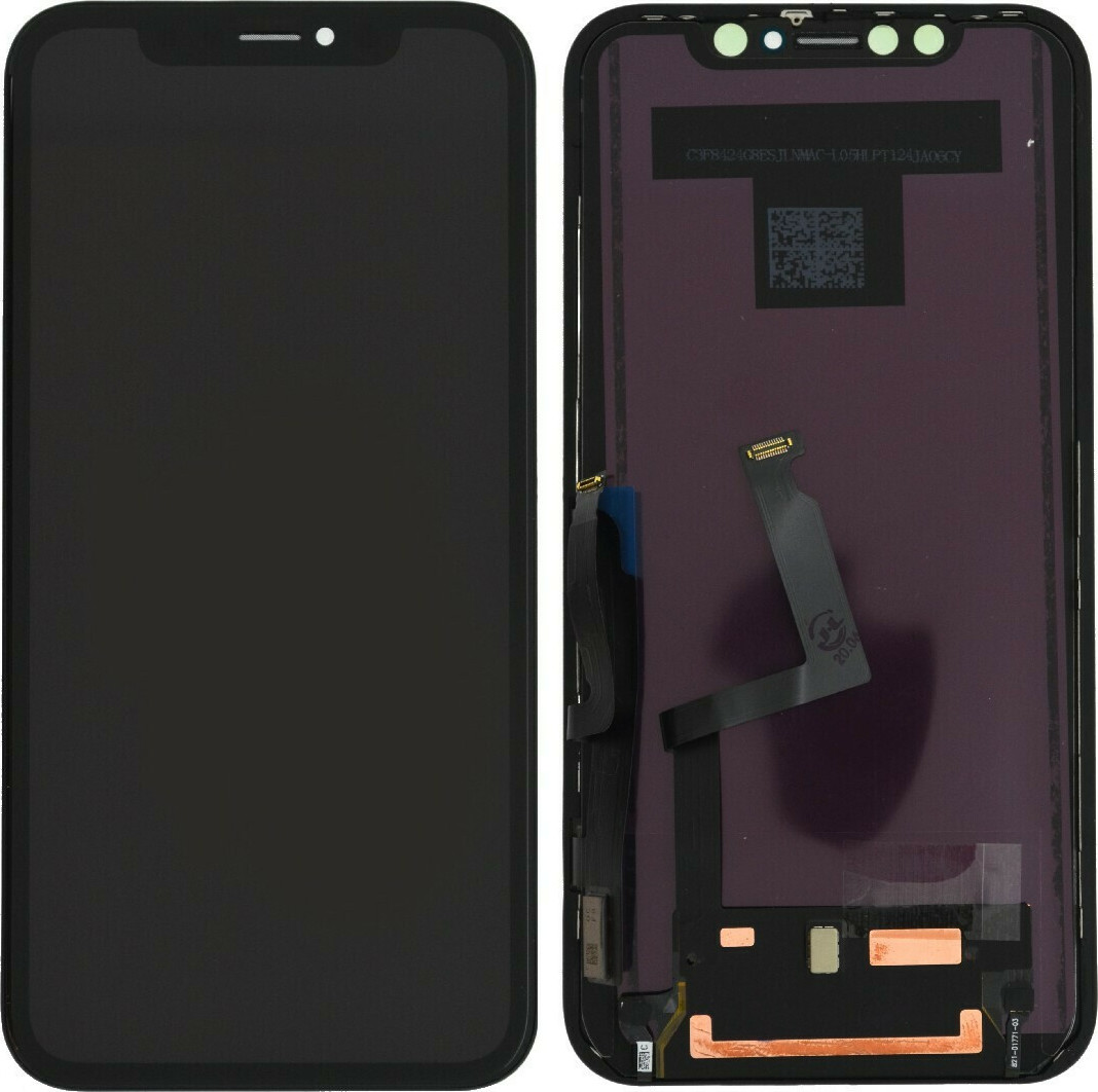 ΟΘΟΝΗ LCD ΓΙΑ IPHONE XR ZY COF+BACKPLATE BLACK