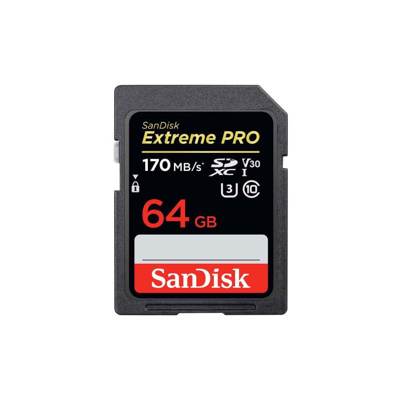 ΜΝΗΜΗ MICRO SD 64GB SANDISC EX.PRO C10 170MB/S