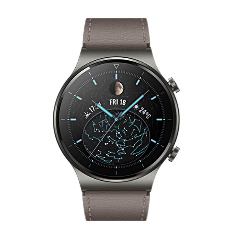 WATCH HUAWEI GT 2 PRO 46mm LEATHER GREY