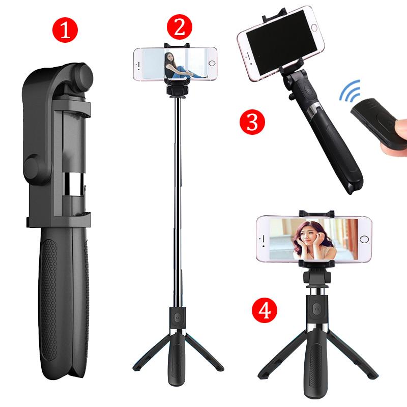 SELFIE STICK TRIPOD WHITH BLUETOOTH REMOTE