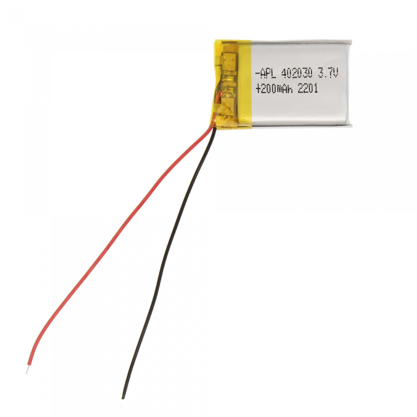 ΜΠΑΤΑΡΙΑ LIPO 3.7V 200mAh 041030p (04mm x 10mm x 30mm)