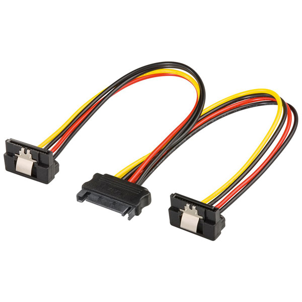 ΚΑΛΩΔΙΟ POWER SATA (M) ΣΕ 2xSATA (F) ΓΩΝΙΑ 20cm