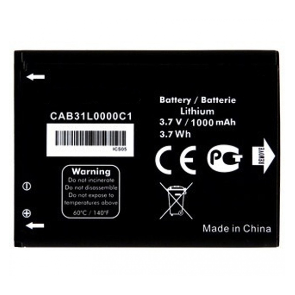 ΜΠΑΤΑΡΙΑ ΚΙΝΗΤΟΥ ΣΥΜΒΑΤΗ ΓΙΑ ALCATEL ONE TOUCH 2004C 2 ATBGR1