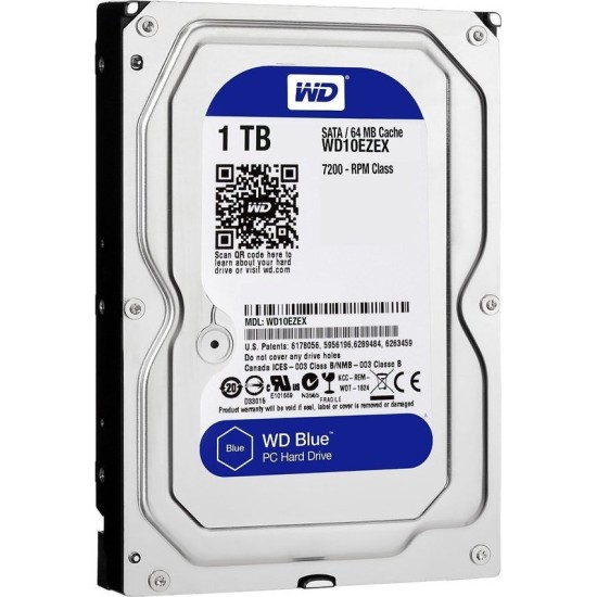 ΔΙΣΚΟΣ HDD WD CHAVIAR BLUE 1TB 3.5″