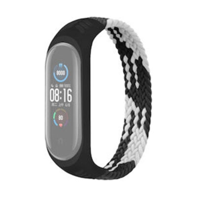 ΛΟΥΡΑΚΙ ΓΙΑ XIAOMI MI BAND 4/5/6 UNIVERSAL 8-SHAPED BUCKLE BLACK