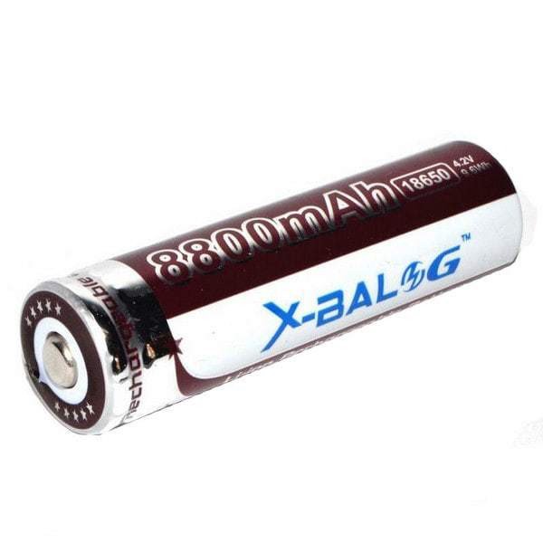 ΜΠΑΤΑΡΙΑ ΕΠΑΝ.18650 3.7V 8800mAh X-BALOG (τεμ) FLAT TOP